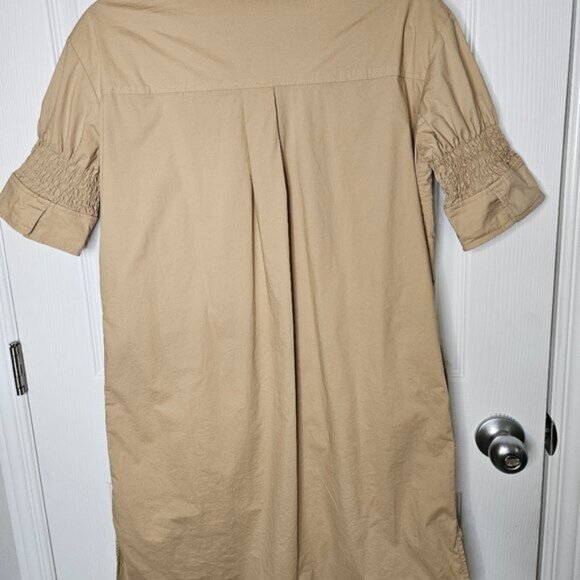 Calypso Shirt Dress in Beige small to medium - Picture 8 of 12